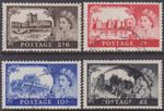 SET GB QEII 1959-68 CASTLE HIGH VALUE DEFINITIVE 2s6d-£1 Used Stamps SG595a/598a