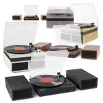 Fenton RP165 Modern Record Player with Stereo Speaker System and Bluetooth