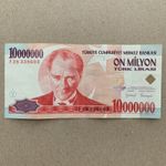🇹🇷 Turkey 10 Million Lira Banknote Turkish Currency Mustafa Kemal Ataturk