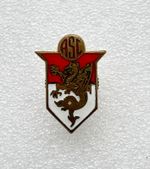 VTG OLD ASC CANNES FRANCE FOOTBALL ENAMEL BADGE PIN ABZEICHEN SPORT