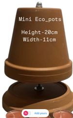 Terracotta Candle Mini Eco Pot Heater Lamp