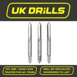 HAND/MACHINE TAPS HSS METRIC - SETS  INDIVIDUAL TAPER, PLUG & BOTTOMING M3-M24 