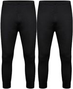2 Pack Mens Long Johns Thermal Trousers Warm Underwear Baselayer Bottom Thermals