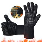 BBQ  Gloves 800°C Oven Extreme Heat Resistant, Food Grade Kitchen Grill
