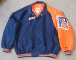 Vintage 90s Detroit Tigers Jacket Diamond Collection Starter MLB Baseball XL