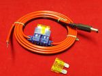 Xiegu power lead 2.5mm to suit X106, X6100, G1M etc - fused (LD265)