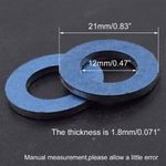 10x Oil Drain Sump Plug Washers Gasket 12mm Hole For Toyota Lexus OE#90430-12031