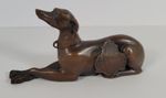 Jennings Brothers Cast Bronze Greyhound Whippet Niagra Falls Souvinenir 1323