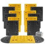 6 M Speed Ramp Kit: 75mm 5 MPH (13 Midsections + 2 End Caps - Fixings Included)