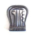 Antique Bow Multi Tool ~ Folding Pocket Corkscrew  & other tools