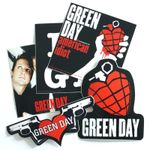 5 x New & Official Green Day Band Logo Vinyl Stickers