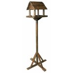 TRADITIONAL DELUXE BIRD FEEDING TABLE SEED PEANUT WOODEN BIRD TABLES