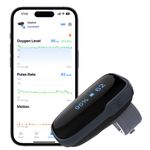 Wellue Oxylink Ring Oximeter Tracking SpO2 & Heart Rate Device & App Beep Alert