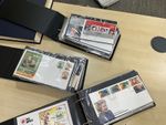 Gibraltar first day covers + stamps. 3 albums @242