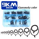 Gunsmoke Fishing Rod Guides 10Pcs~120Pcs Repair Kit Stainless Steel Ceramic Ring