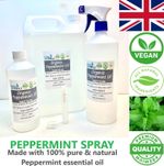 Peppermint Oil Room Spray Safe & Natural Rodent Mice Spider Repellent Free P&P