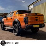 Ford Ranger 2019-2022 Wide Body Wheel Arches Gloss Black Fender Flares Kit T8