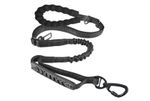 Dog Leash With 2 Padded Handles, Highly Reflective Threads, With Car Seat Belt