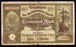 DANZIG 1000 MARK 1922 ( POLAND GDANSK )  P-15   VERY RARE