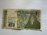 1986 Central Bank Of Ireland £1 Banknote