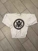 US Army Sweatshirt Medium Grey Cotton Military M.J.SOFFE