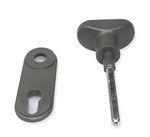 HENDERSON GARAGE DOOR HANDLE GREY PLASTIC CANOPY UP & OVER BACK PLATE PREMIER 69