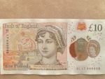 Rare £10 note, unique serial number 888808- Lucky Chinese number 8
