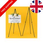 Wedding Easel Stand Adjustable Tripod Poster Display Floor Stand Portable UK