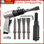 UK Needle Scaler 19 Pin Pneumatic Air Gun Pistol Air Needle Scaler Rust Removing