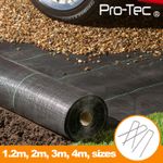Weed Control Fabric Heavy Duty Ground Cover Membrane Sheet Garden Landscape
