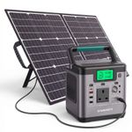 1000W 600W 500W Power Station Solar Generator Supply w/100W Foldable Solar Panel