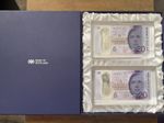 *BANK OF SCOTLAND* **PRESENTATION BOX** **£20 POLYMER NOTES** **XX & QC PREFIX**