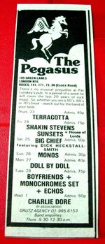 The Monochrome Set/Monos/Shakin Stevens Vintage ORIG'78 Press/Mag ADVERT 5.5"x 2