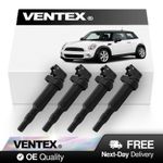 Ignition Coil Pack x4 for MINI 1.4 1.6 One Cooper S R55 R56 R57 VENTEX®