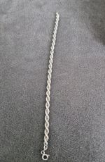 925 sterling silver Rope Chain Bracelet 4 grams in weight 