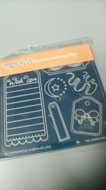 Groovi Parchment Embossing Plates - gift tags (28)
