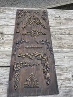 Antique Wooden Sampler Of  Classical  Furniture Bas-Reliefs