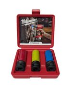 Milwaukee 1/2" Shockwave Impact Duty Socket Set (3 Pieces) 