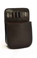 Oak Brown Leather Shooting Shotgun 50 Cartridge Pouch EX DISPLAY STOCK CLEARANCE