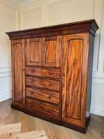 An Antique Victorian Low Level Triple Wardrobe Drawers ~Delivery Available~
