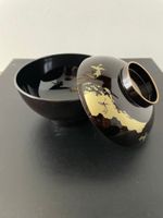 Yamanaka Lacquer Soup Bowls Set of 5 Traditional Japanese Tableware