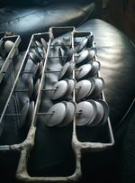 Tabourines For Parades And Celebrations Large Hand Held Musical Tamberiines X2