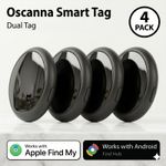 Airtag Alternative Works with Apple Find My & Android Find Hub 4 Pack