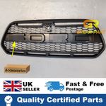 Front Bumper Grille For 2014-2018 Ford Transit Grill Rap-tor Style Mesh Black