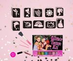 Glitter Tattoo Kit - Fun, Safe, Easy to use Temporary Tattoos for children's