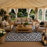 Mat Flooring for Gazebo, Marquee, Pergola XL | Geometric 12ft x 9ft 360cmx270cm