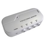 4 Way TV Booster Signal Distribution Amplifier with 4G Filter by Electrovision