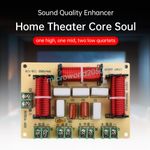 200W 4-Way Treble + Midrange + Dual Bass Speaker Crossover Divider Home Theater