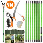 Telescopic Branch Cutter Saw Cuttter Pruning Trimmer Long Reach Tree Pruner Pole
