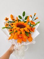 Handmade Pipe Cleaner Sunflower Bouquet 🌻 Forever Flowers Gift | Twist2Bloom